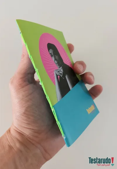 libreta Testarudo con tapa de Lemebel, otra vista