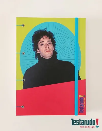 cuaderno copta Testarudo con tapa de Cerati, vista frontal