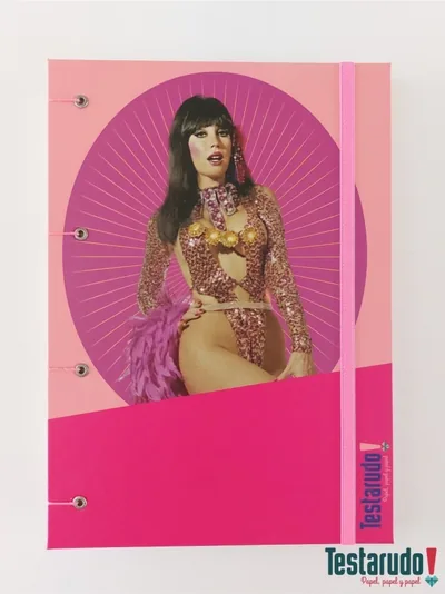 cuaderno copta Testarudo con tapa de Moria, otra vista