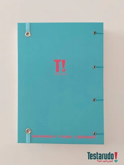cuaderno copta Testarudo con tapa de Puig, otra vista