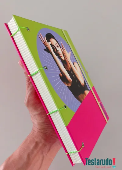 cuaderno copta Testarudo con tapa de Prince, otra vista