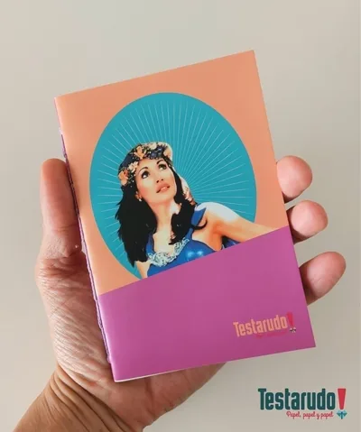 libreta Testarudo con tapa de Gilda, vista frontal