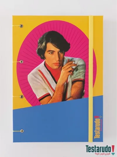 cuaderno copta Testarudo con tapa de Sandro, otra vista