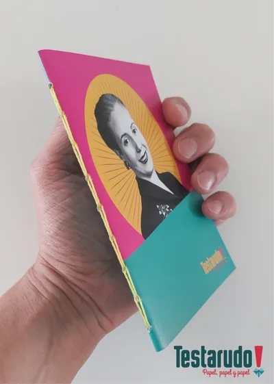 libreta Testarudo con tapa de Eva, otra vista