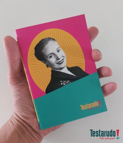 libreta Testarudo con tapa de Eva, vista frontal