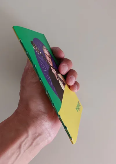 libreta Testarudo con tapa de Caetano Veloso, otra vista