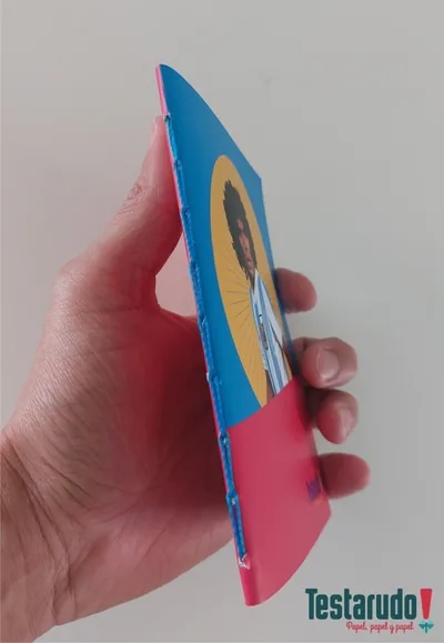 libreta Testarudo con tapa de Maradona, otra vista