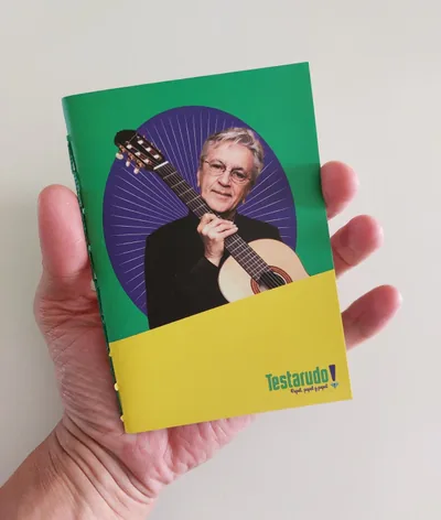 libreta Testarudo con tapa de Caetano Veloso, otra vista