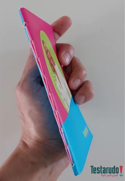 libreta Testarudo con tapa de Raffaella Carrà, otra vista