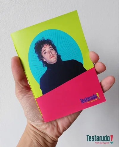libreta Testarudo con tapa de Cerati, vista frontal