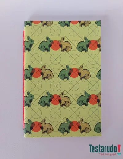 Cuaderno tapa blanda 3 — cuaderno tapa blanda Testarudo, vista frontal