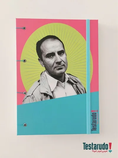 cuaderno copta Testarudo con tapa de Puig, vista frontal