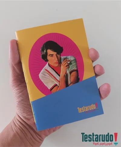 libreta Testarudo con tapa de Sandro, otra vista